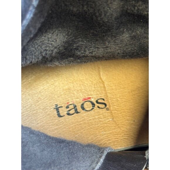 TAOS Craft Brown Suede Block Heel Ankle Boots, Sz 40 (9-9.5) - Picture 11 of 12